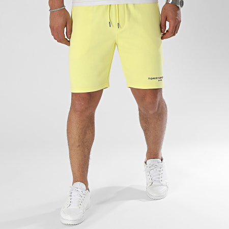 Tommy Hilfiger - Tommy Logo 4201 Pantaloncini da jogging piccoli, giallo