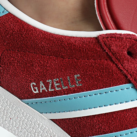 adidas - IG6198 Gazelle Classic Burgundy Blue Footwear White Scarpe da ginnastica
