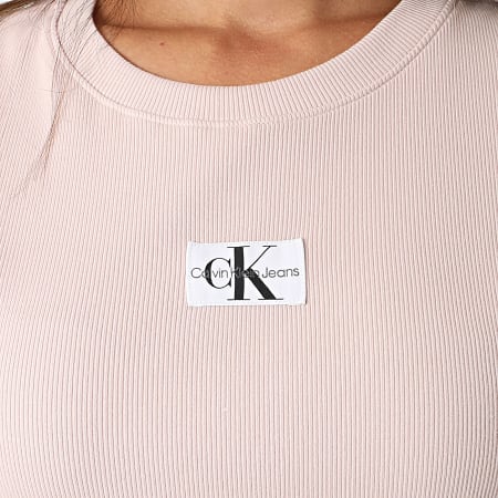 Calvin Klein - Camiseta Slim Mujer 3358 Rosa