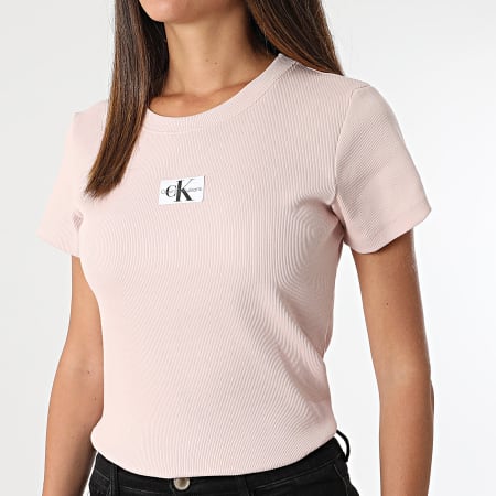 Calvin Klein - Tee Shirt Slim Femme 3358 Rose