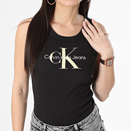 Calvin Klein - Camiseta de tirantes para mujer 3160 Negro