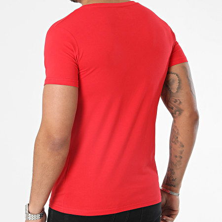 MTX - Tee Shirt Col V Rouge
