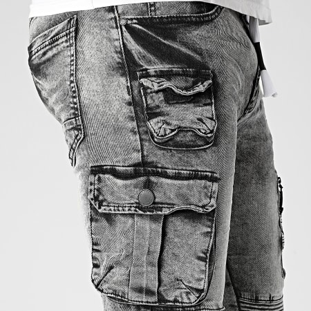 MTX - Pantaloni Cargo Slim Jeans Grigio