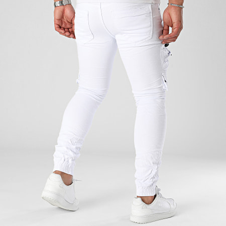 MTX - Pantalon Cargo Blanc