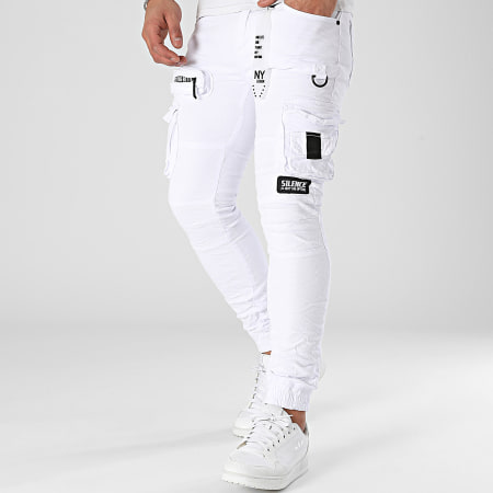 MTX - Pantaloni Cargo Jean bianchi