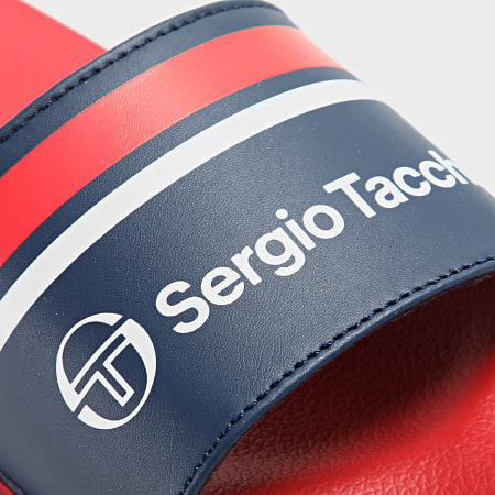 Sergio Tacchini - Claquettes Portofino STM419010 Navy Red White