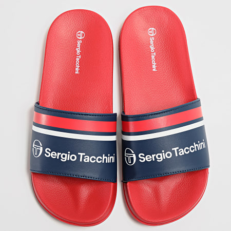 Sergio Tacchini - Sandalias Portofino STM419010 Azul Marino Rojo Blanco