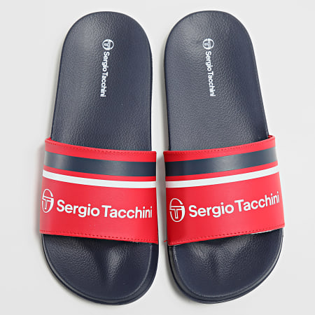 Sergio Tacchini - Sandali Portofino STM419010 Rosso Navy Bianco