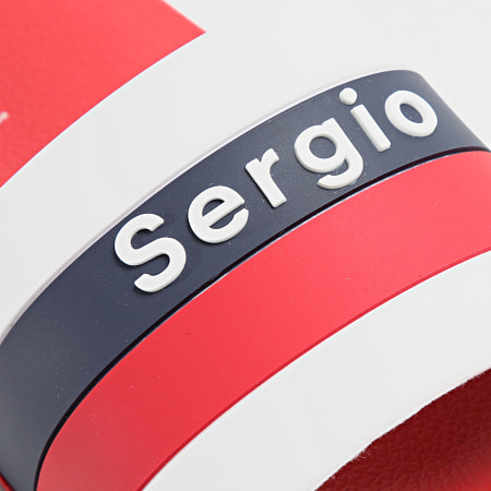 Sergio Tacchini - Sandalias San Remo STM419020 Rojo Blanco Azul Marino