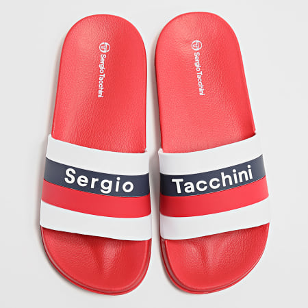 Sergio Tacchini - Claquettes San Remo STM419020 Red White Navy