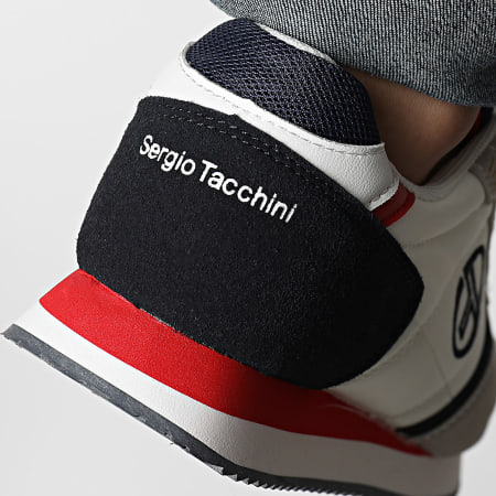 Sergio Tacchini - Bergamo STM413100 Blanco Azul Marino Rojo Sneakers