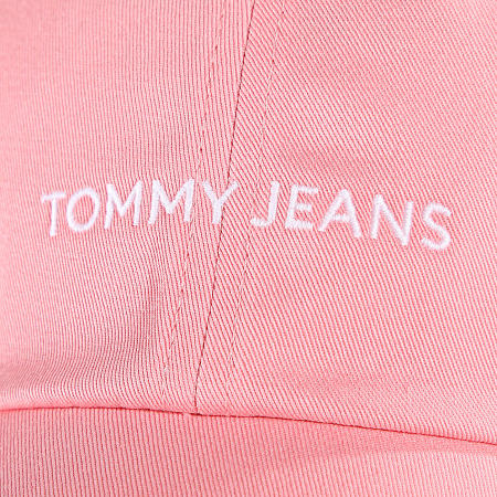 Tommy Jeans - Cappello con logo lineare 5845 Rosa