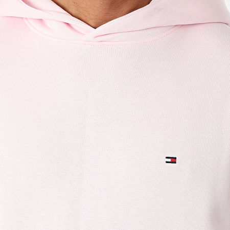 Tommy Hilfiger - Felpa con cappuccio Flag Logo 4266 rosa chiaro