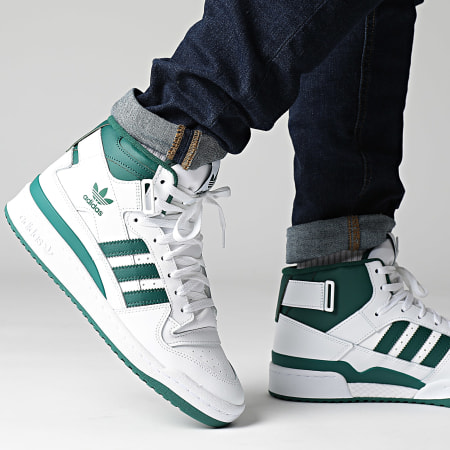 Adidas Originals - Forum Mid Sneakers IG3758 Footwear White Core Green
