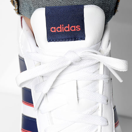 Adidas Sportswear - Baskets Courtbeat ID0507 Footwear White Dark Blue Preloved Scarlet