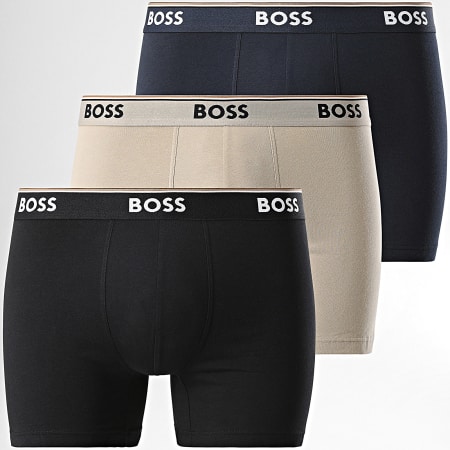 BOSS - Confezione da 3 boxer 50514926 Beige Navy Black