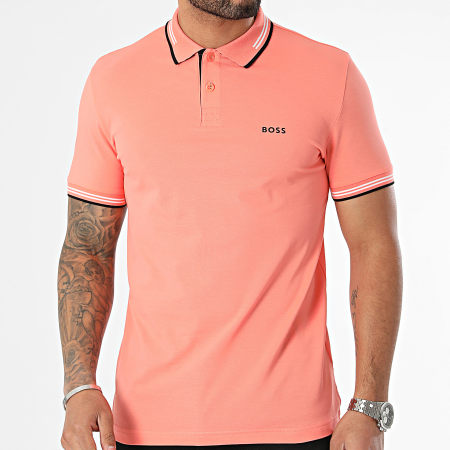BOSS - Polo Manches Courtes Paul 50506193 Rose