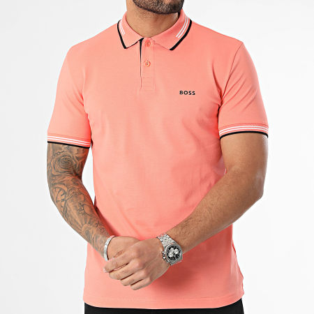 BOSS - Polo Manches Courtes Paul 50506193 Rose