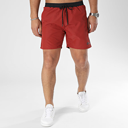 BOSS - Shorts de baño Starfish 50515191 Rojo oscuro