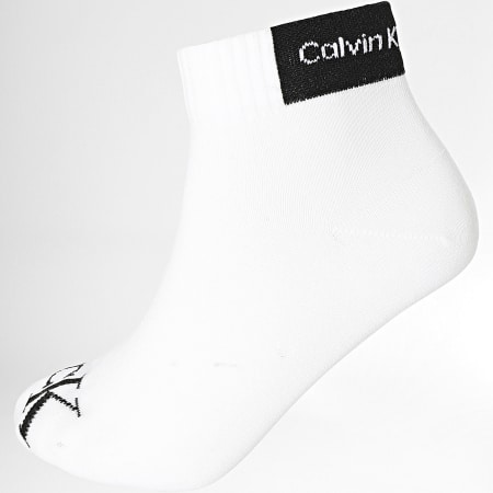 Calvin Klein - Lote de 4 Pares de Calcetines 9675 Blancos