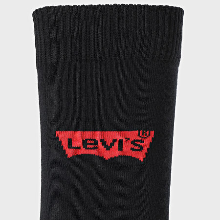 Levi's - 6 paia di calzini a taglio regolare 6532 nero
