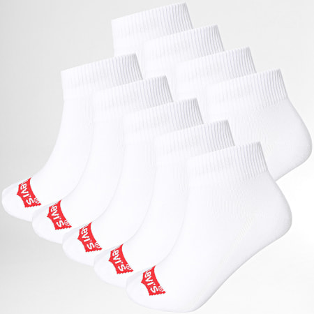Levi's - 9 paia di calzini a taglio medio 6531 bianco