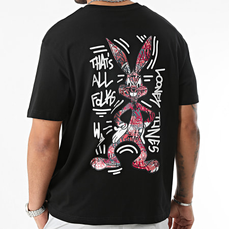 Bugs Bunny - Camiseta Oversize Large Bugs Bunny Keith Pink Black