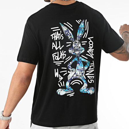 Bugs Bunny - Bugs Bunny Keith Milano Oversize Camiseta Large Negro