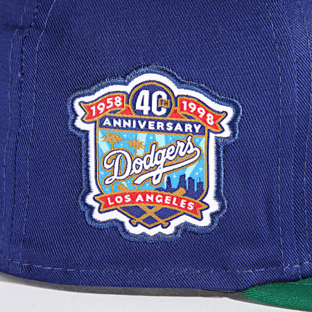New Era - Los Angeles Dodgers 59 Fifty Fitted Cap 60435118 Blu Verde