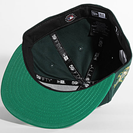 New Era - Gorra Oakland Athletics 59 Fifty Fitted 60435117 Verde oscuro