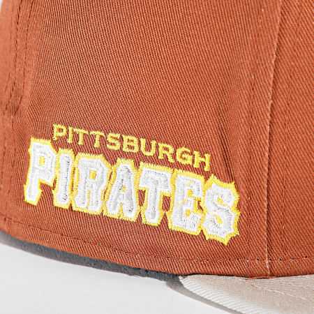 New Era - Gorra ajustada 59 Cincuenta Pittsburgh Pirates 60435103 Marrón Beige