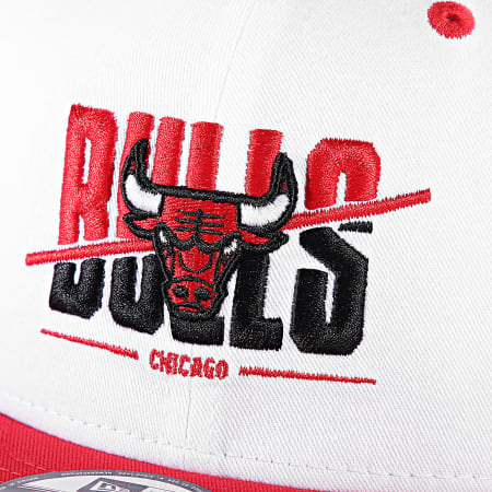 New Era - Casquette 9 Fifty Chicago Bulls 60435045 Blanc Rouge