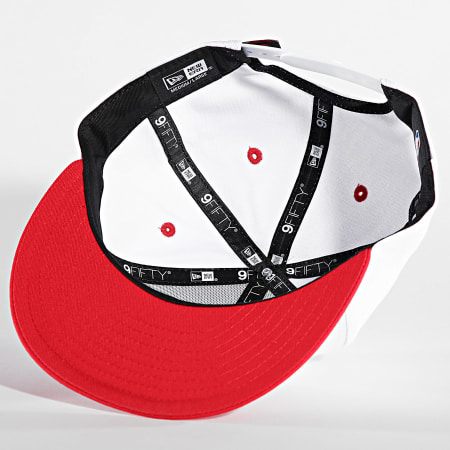New Era - Casquette 9 Fifty Chicago Bulls 60435045 Blanc Rouge