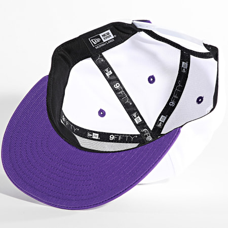 New Era - Casquette 9 Fifty Los Angeles Lakers 60435048 Blanc Violet