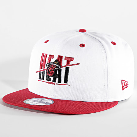 New Era - Cappello Miami Heat 9 Cinquanta 60435044 Rosso Bianco