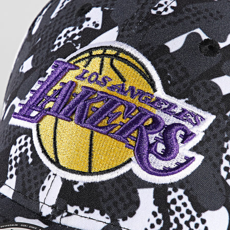 New Era - Los Angeles Lakers 9 Forty Cap 60435156 Gris Carbón