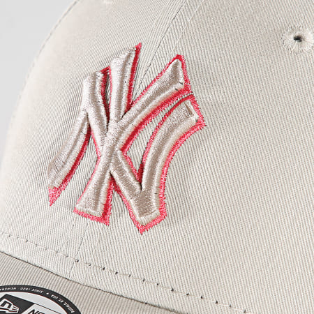 New Era - Casquette 9 Forty New York Yankees 60435240 Beige Rose