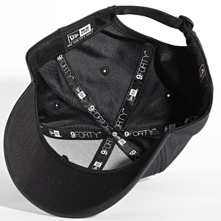 Casquette Officielle AC Milan FW25 - 100% Polyester, Réglable, Taille Unique Mixte Enfant - Noir