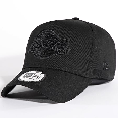 Casquette New Era LA Lakers 9FORTY - Noir - Taille Unique - Couronne Structurée - 100% Polyester