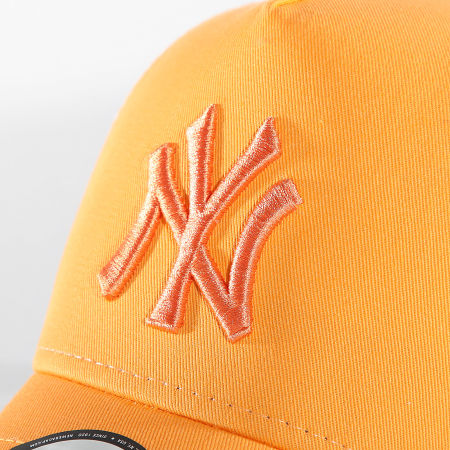 New Era - New York Yankees Trucker Cap 60435245 Naranja Blanco