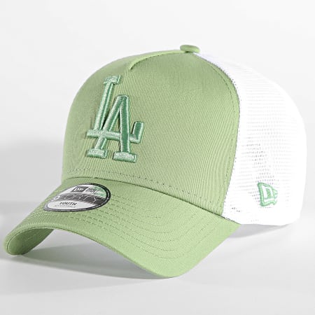 New Era - Cappello Trucker Los Angeles Dodgers 60434907 Verde Bianco