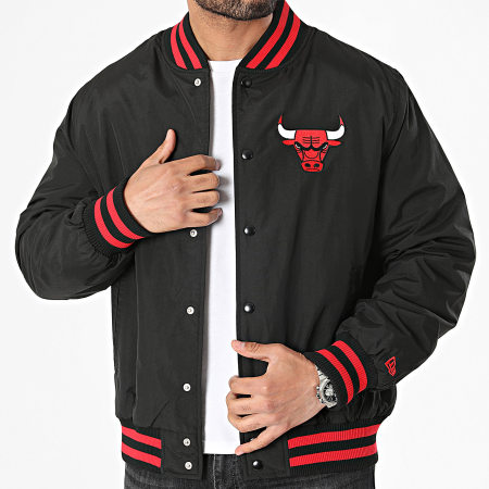 New Era - Giacca bomber Chicago Bulls NBA 60435511 Nero