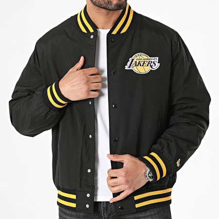New Era - Los Angeles Lakers NBA Chaqueta Bomber 60435528 Negro