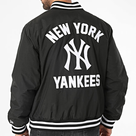 New Era - MLB Team Wordmark New York Yankees Bomber Jacket 60435529 Nero