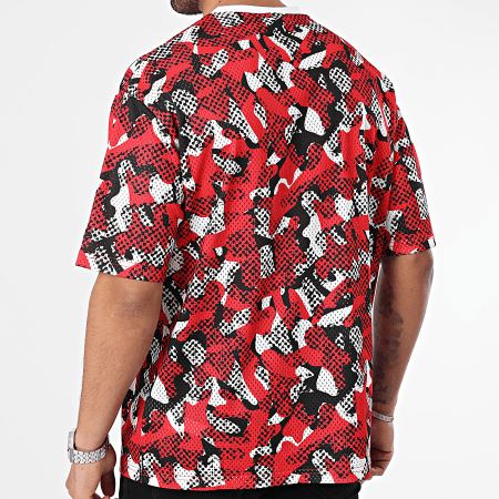 New Era - Camiseta NBA Team All Over Print Mesh Chicago Bulls 60435490 Rojo