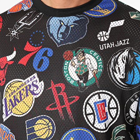 New Era - NBA All Over Print Camiseta 60435360 Negro
