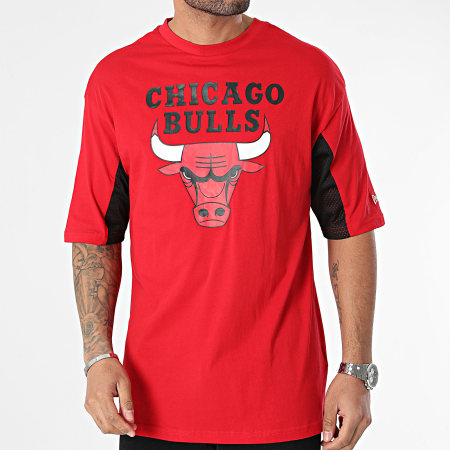 New Era - Camiseta Chicago Bulls 60435481 Rojo Negro