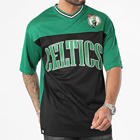 New Era - Arch Graphic Mesh Camiseta Boston Celtics 60435445 Negro Verde