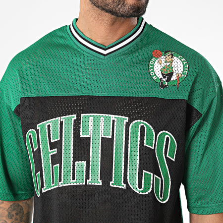New Era - Tee Shirt Arch Graphic Mesh Boston Celtics 60435445 Noir Vert