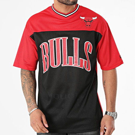 New Era - Arch Graphic Mesh Camiseta Chicago Bulls 60435447 Negro Rojo